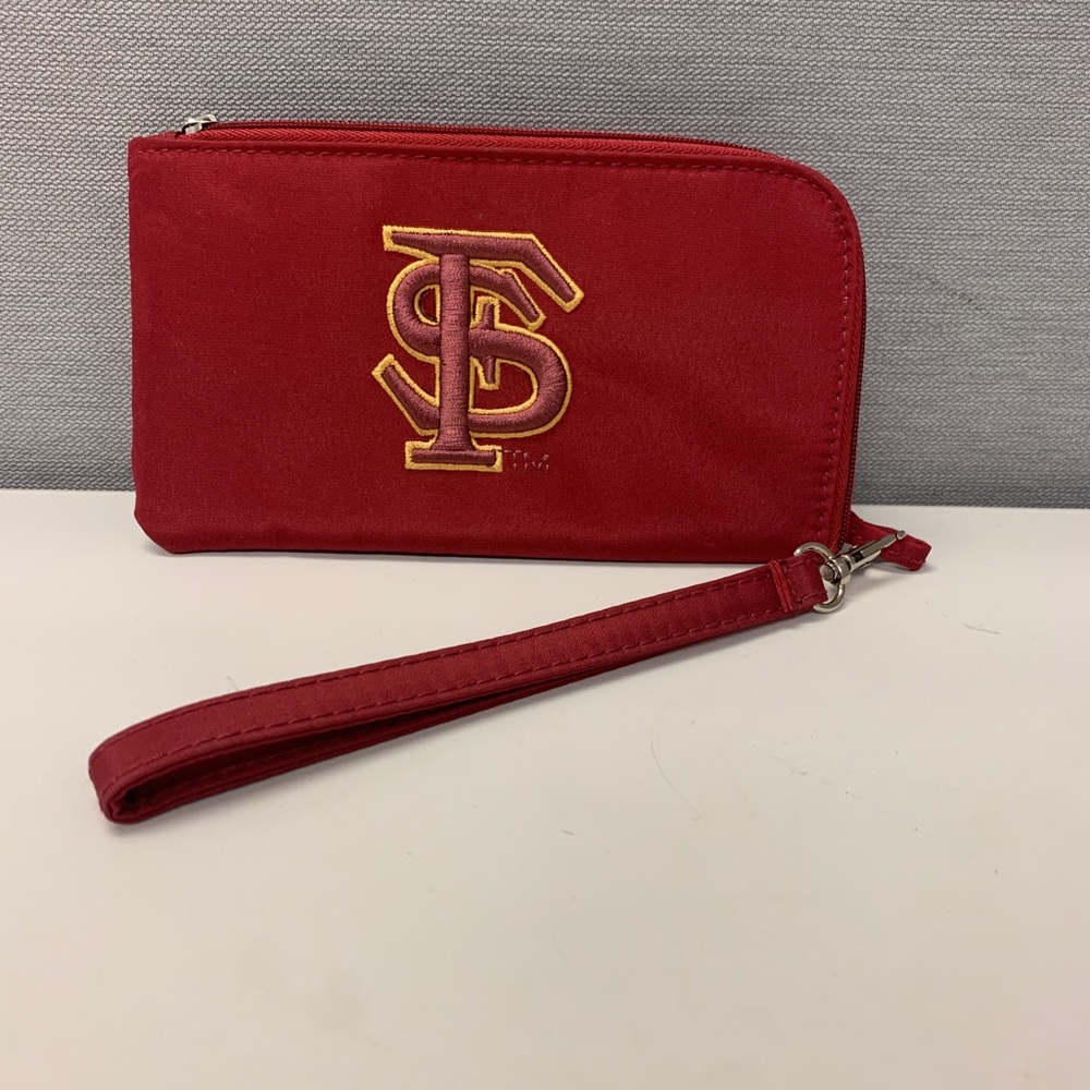 Florida State Seminoles Ladies Wristlet Zip around wallet
